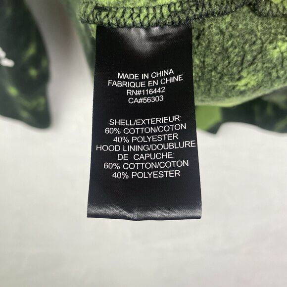 Lurking Class Skull Graphic Sweater Adult Small Green Tie Dye Hoodie Sweatshirt - Picture 10 of 11